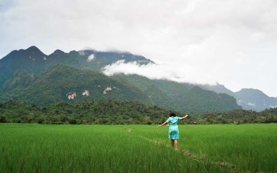 The Beautiful Town Of Vang Vieng, Laos